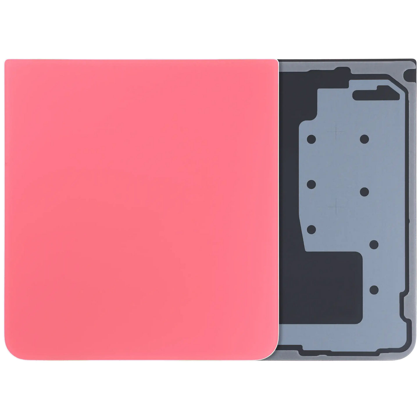 Bottom Back Cover For Samsung Galaxy Z Flip 7 5G (Service Pack) (Red)