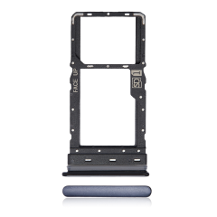 Single Sim Card Tray For Motorola Moto G Stylus 6.8" (XT2115 / 2021) (Aurora Black)