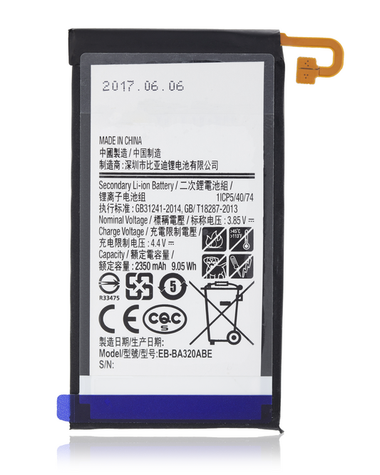 Replacement Battery For Samsung Galaxy A3 (A320 / 2017) (EB-BA320ABE)