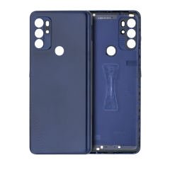 Back cover Glass For Motorola Moto G60S (XT2133 / 2021) (Blue)