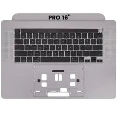 Top Case with Keyboard (ANSI US) For MacBook Pro 16" A2141 (2019) (OEM New) (Space Gray)