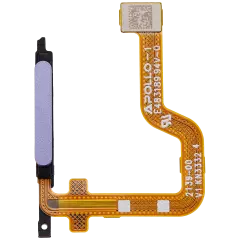 Fingerprint Reader With Flex Cable For Motorola Moto G13 (XT2331 / 2023) (Genuine OEM) (Blue Lavender)