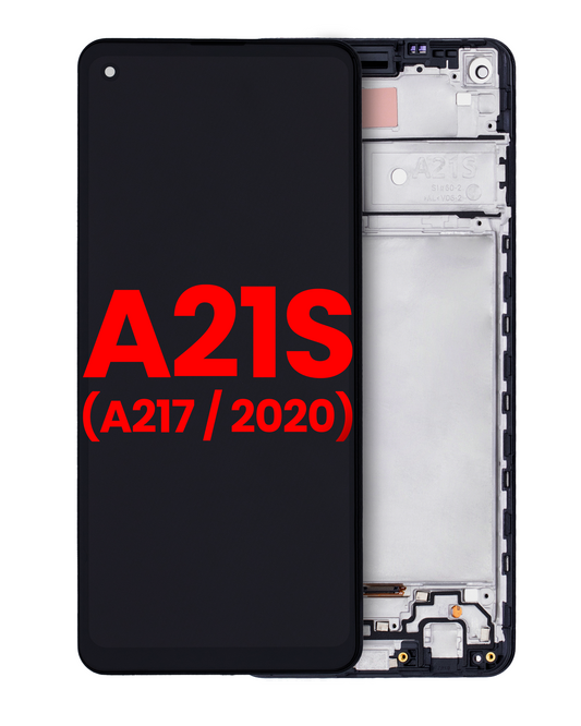 LCD Assembly With Frame For Samsung Galaxy A21s (A217 / 2020) (Aftermarket Plus) (All Colors)