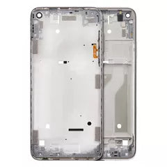 Mid-Frame Housing (With Hard Button) For Motorola Moto G Fast (XT2045-3 / 2020) (Pearl White)