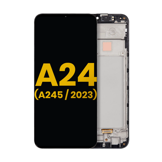 OLED Assembly With Frame For Samsung Galaxy A24 4G (A245 / 2023) (Refurbished) (All Colors)