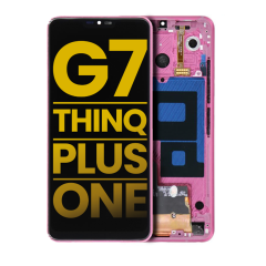 LCD Assembly With Frame For LG G7 ThinQ / G7 Plus / G7 One (Refurbished) (Raspberry Rose)