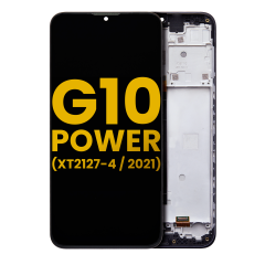 LCD Assembly With Frame For Motorola Moto G10 Power (XT2127-4 / 2021) (Refurbished) (All Colors)