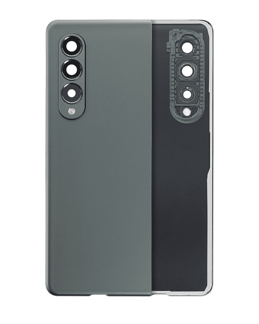 Back Cover Glass With Camera Lens For Samsung Galaxy Z Fold 3 5G (Aftermarket Plus) (Phantom Green)