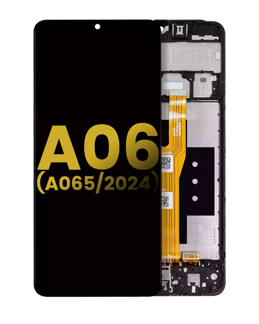 LCD Assembly With Frame For Samsung Galaxy A06 (A065 / 2024) (Refurbished) (All Colors)