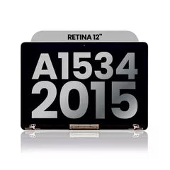 Complete LCD Display Assembly For MacBook 12" A1534 (2015) (Used OEM Pull: Grade C) (Space Gray)