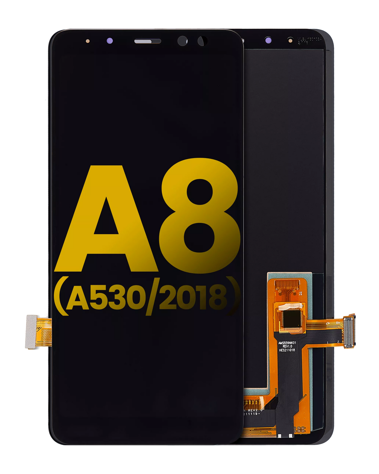 OLED Assembly Without Frame For Samsung Galaxy A8 (A530 / 2018) (Refurbished) (All Colors)