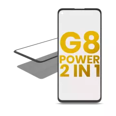 2 in 1 Front Glass With OCA Pre-Installed For Motorola Moto G8 Power (XT2041 / 2020)