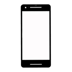 Front Glass For Google Pixel 2 (Black)