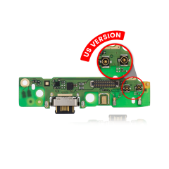 Charging Port With Board For Motorola Moto G7 Power (XT1955 / 2019) / G7 Supra (XT1955-5 / 2019) (US Version)