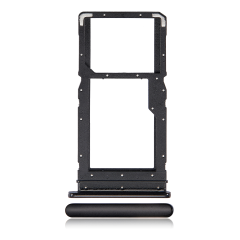 Single Sim Card Tray For Motorola Moto G Power (XT2041 / 2020) (Smoke Black)