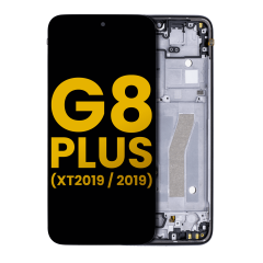 LCD Assembly With Frame For Motorola Moto G8 Plus (XT2019 / 2019) (Refurbished) (All Colors)