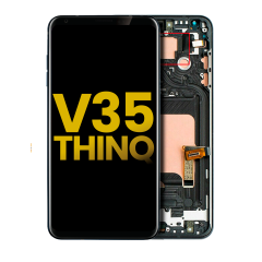 OLED Assembly With Frame For LG V35 ThinQ (Refurbished) (Aurora Black)