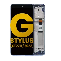 LCD Assembly With Frame For Motorola Moto G Stylus 4G (XT2211 / 2022) (Refurbished) (Twilight Blue)