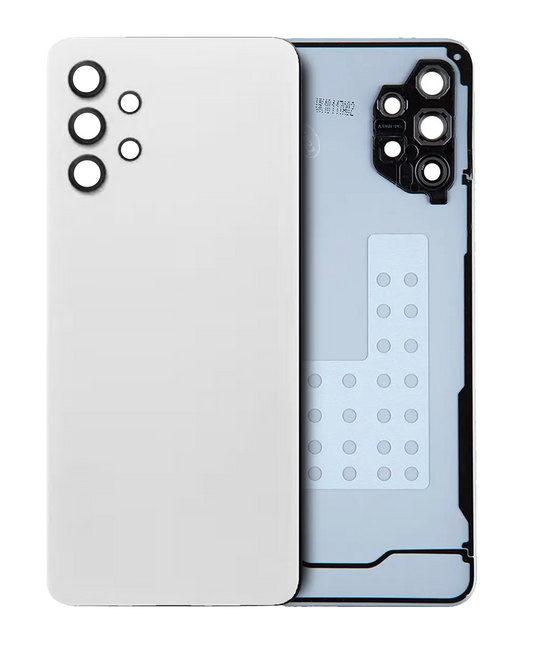 Back Cover Glass With Camera Lens For Samsung Galaxy A32 5G (A326 / 2021) (Service Pack) (Awesome White)