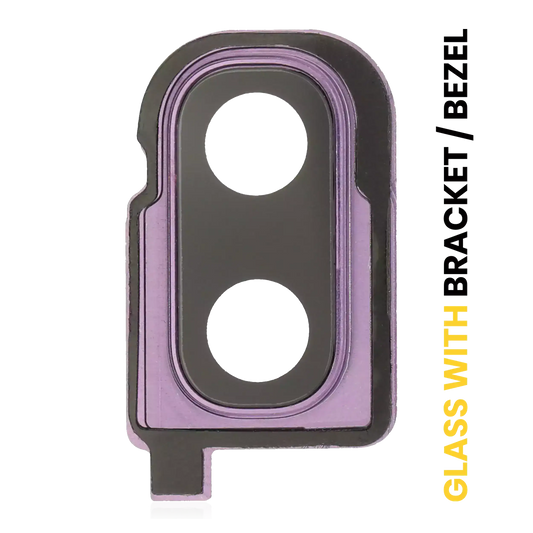Back Camera Lens With Bracket / Bezel For Samsung Galaxy Z Flip 4G (F700) / Z Flip 5G (F707) (Mirror Purple）