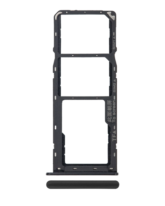 Dual Sim Card Tray For Samsung Galaxy A10s (A107 / 2019) / A20s (A207 / 2019) (Black)