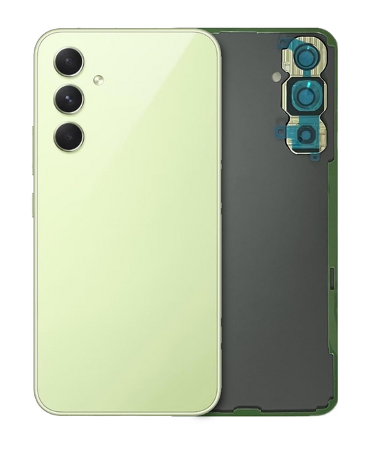 Back Cover Glass With Camera Lens For Samsung Galaxy A54 5G (A546 / 2023) (Service Pack) (Lime)