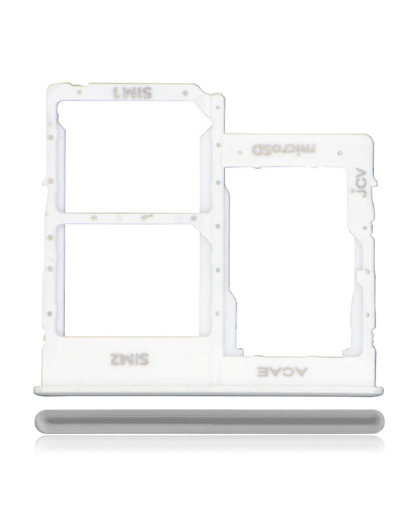 Dual Sim Card Tray For Samsung Galaxy A31 (A315 / 2020) (Prism Crush White)