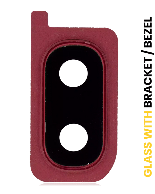 Back Camera Lens With Bracket / Bezel For Samsung Galaxy A20 (A205 / 2019) (Red)