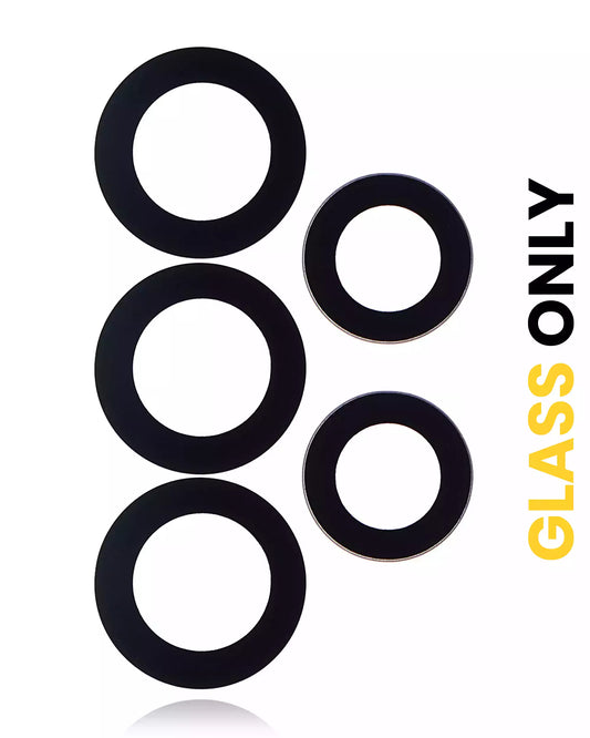 Back Camera Lens (Glass Only) With Adhesive For Samsung Galaxy A72 (A725 / 2021) / A52 (A525 / 2021) / A52 5G (A526 / 2021) / A52S 5G (A528 / 2021) (5 Piece Set) (10 Pack)