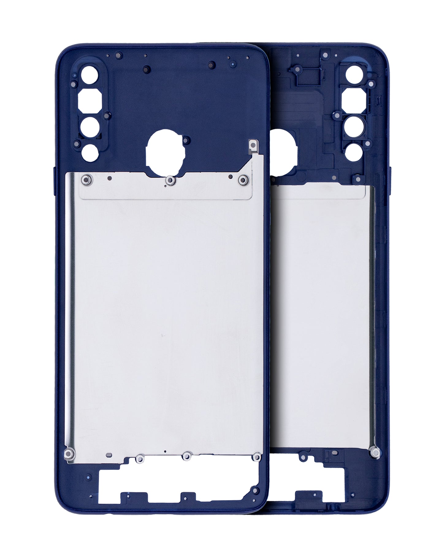 Mid-Frame Housing For Samsung Galaxy A20S (A207 / 2019) (Aftermarket Plus) (Blue)