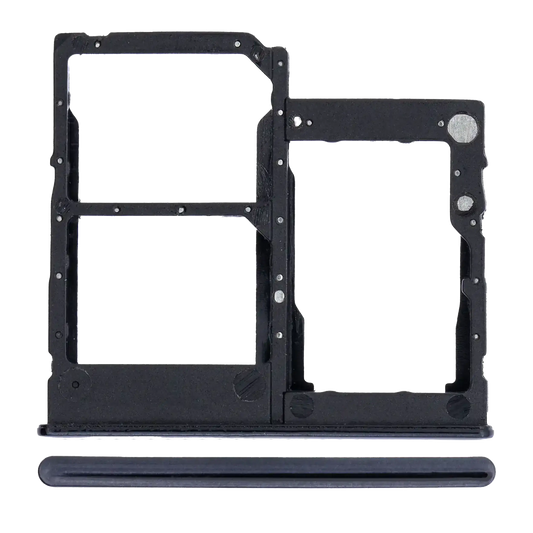Dual Sim Card Tray For Samsung Galaxy A41 (A415 / 2020) (Prism Crush Black)