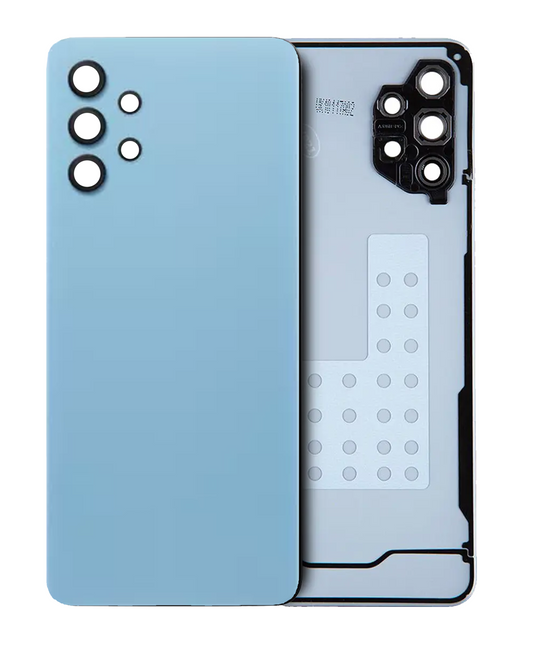 Back Cover Glass With Camera Lens For Samsung Galaxy A32 5G (A326 / 2021) (Service Pack) (Awesome Blue)