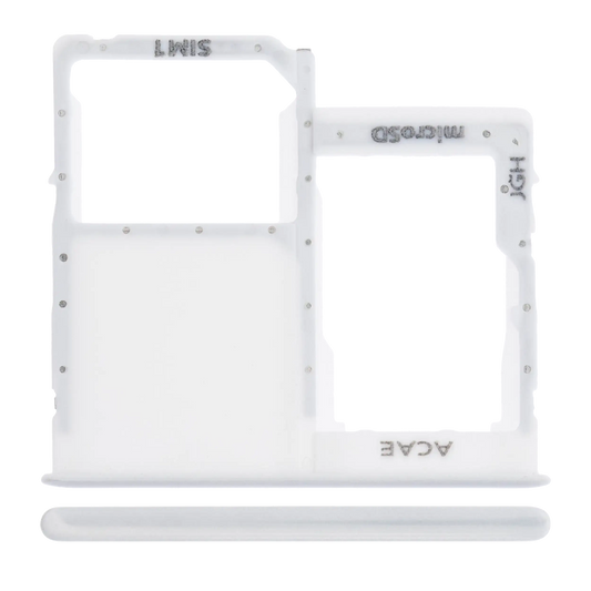 Single Sim Card Tray For Samsung Galaxy A41 (A415 / 2020) (Prism Crush Silver)
