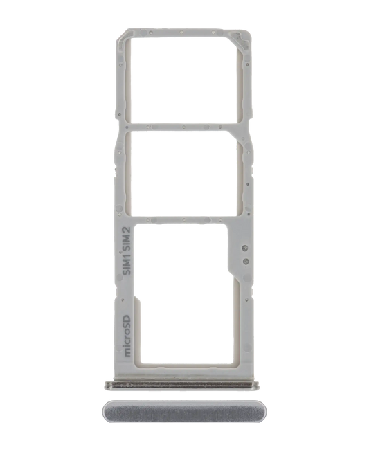Dual Sim Card Tray For Samsung Galaxy A70 (A705 / 2019) (Silver)