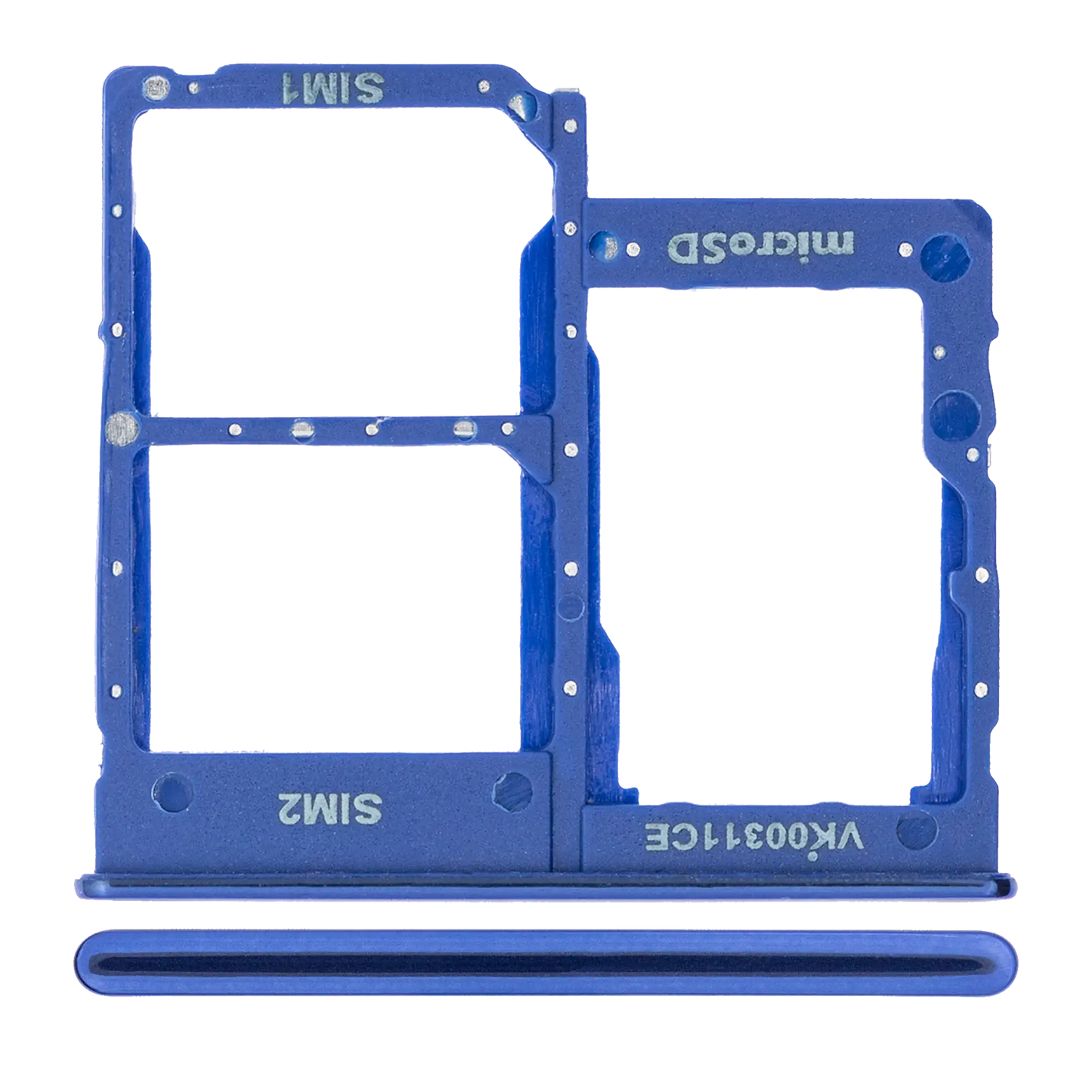Dual Sim Card Tray For Samsung Galaxy A40 (A405 / 2019) (Blue)