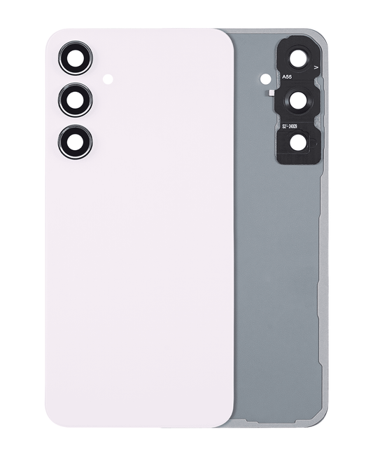 Back Cover Glass With Camera Lens For Samsung Galaxy A55 5G (A556 / 2024) (No Logo) (Aftermarket Plus) (Lilac)