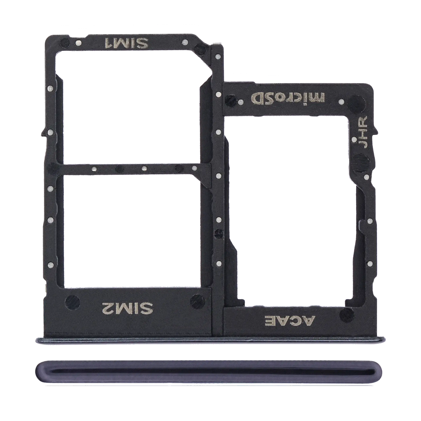 Dual Sim Card Tray For Samsung Galaxy A31 (A315 / 2020) (Prism Crush Black)
