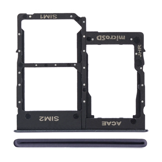 Dual Sim Card Tray For Samsung Galaxy A31 (A315 / 2020) (Prism Crush Black)