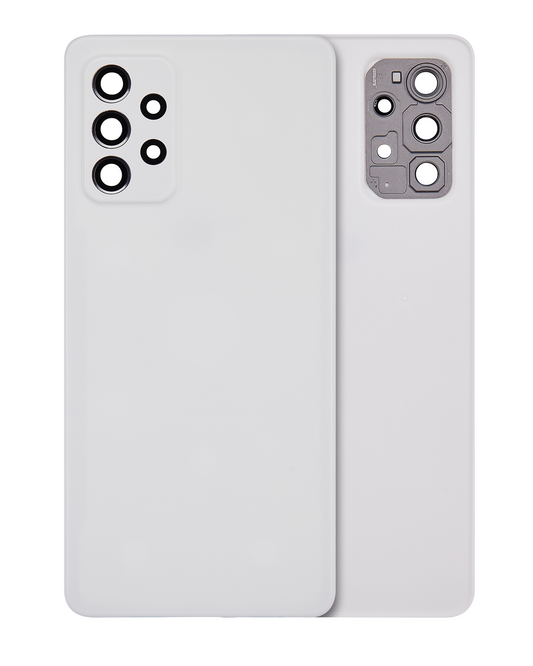 Back cover Glass For Samsung Galaxy A72 (A725 / 2021) (Aftermarket Plus) (Awesome White)