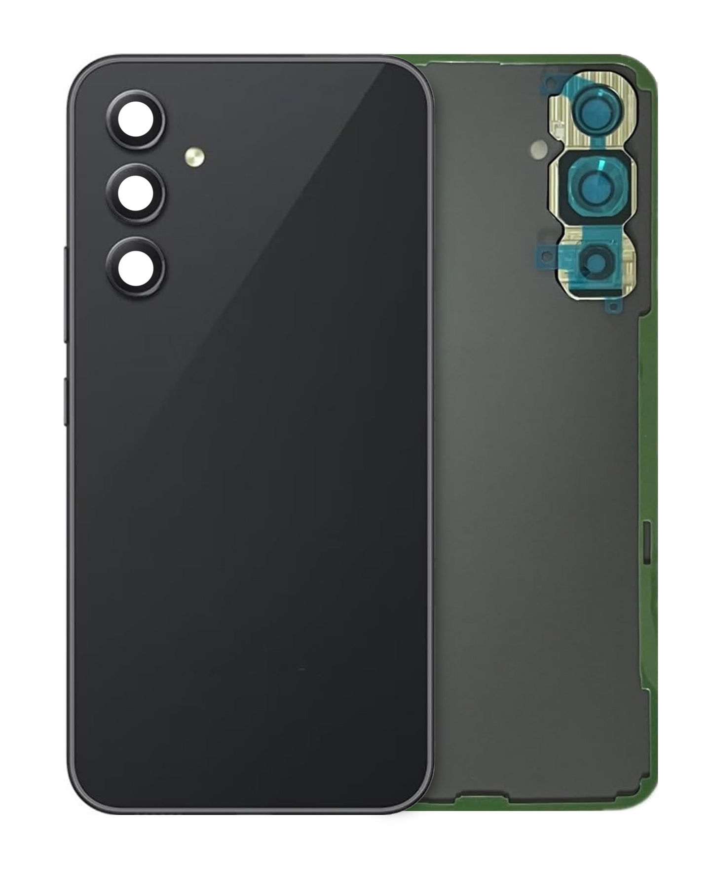 Back Cover Glass With Camera Lens For Samsung Galaxy A54 5G (A546 / 2023) (Service Pack) (Graphite)