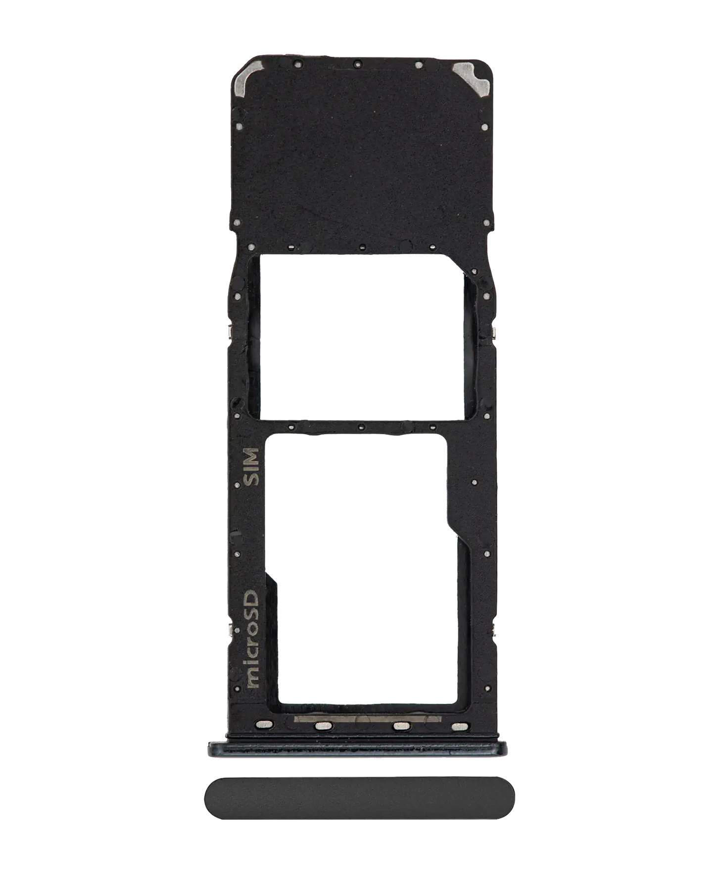 Single Sim Card Tray For Samsung Galaxy A20 (A205 / 2019) / A30 (A305 / 2019) / A50 (A505 / 2019) (Black)