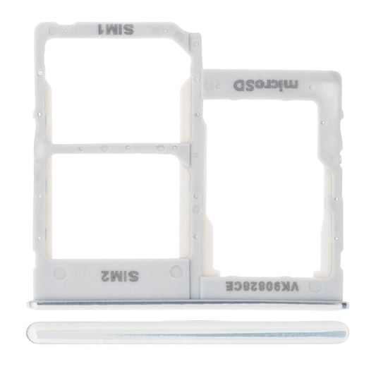 Dual Sim Card Tray For Samsung Galaxy A40 (A405 / 2019) (White)