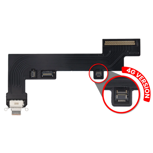 Charging Port Flex Cable For iPad Air 4 / iPad Air 5 (Cellular) (Premium) (Rose Gold)