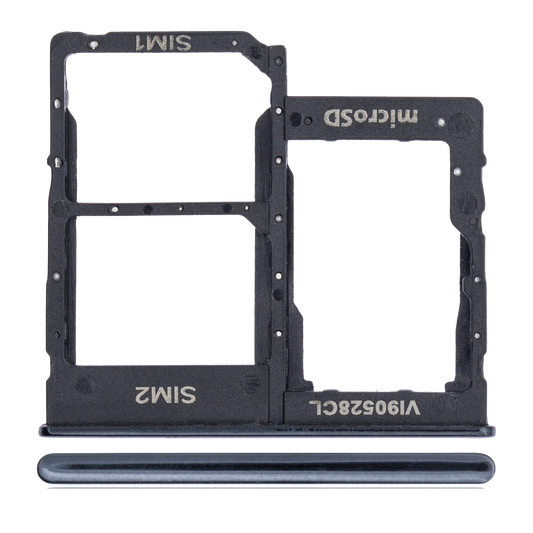 Dual Sim Card Tray For Samsung Galaxy A40 (A405 / 2019) (Black)