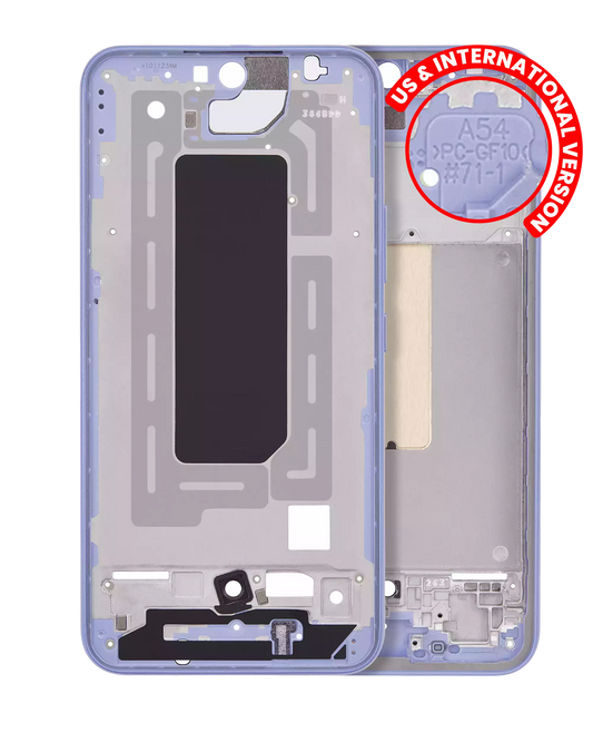 Mid-Frame Housing For Samsung Galaxy A54 5G (A546 / 2023) (US & International Version) (Violet)