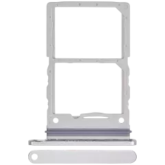 Dual Sim Card Tray For Samsung Galaxy Z Flip 6 (F741) (Premium) (White)
