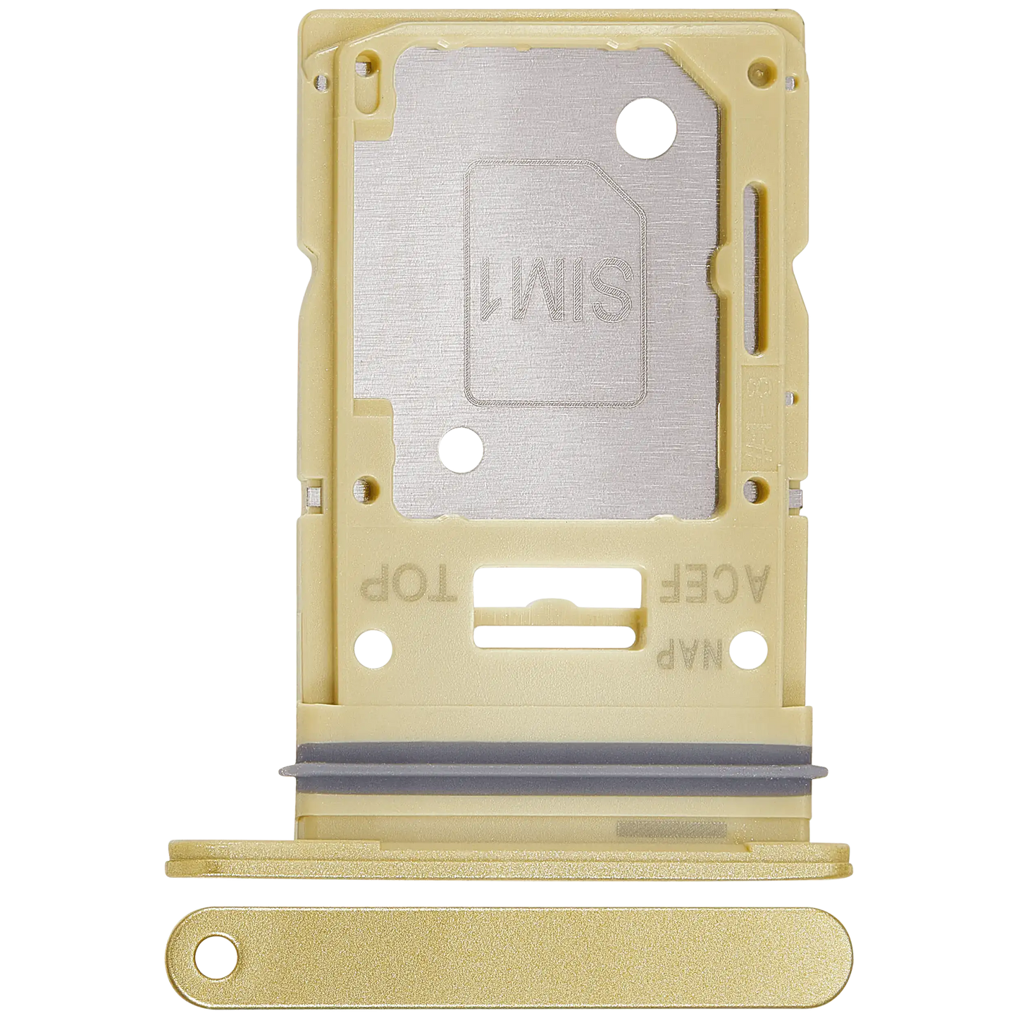 Single Sim Card Tray For Samsung Galaxy A35 5G (A356 / 2024) (Premium) (Lemon)