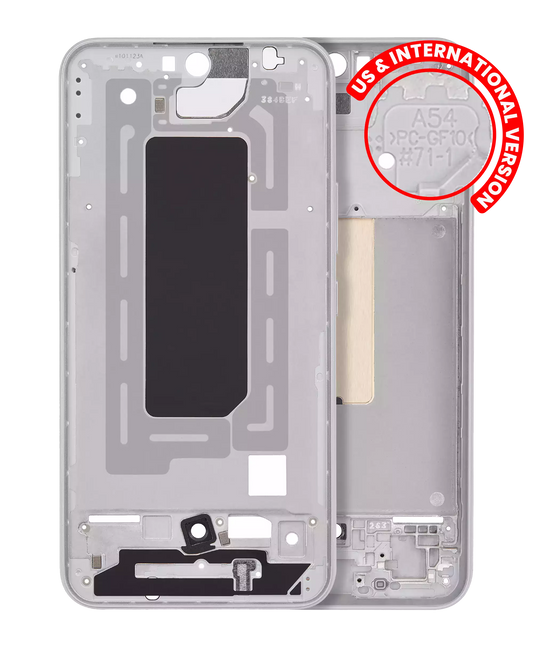 Mid-Frame Housing For Samsung Galaxy A54 5G (A546 / 2023) (US & International Version) (White)