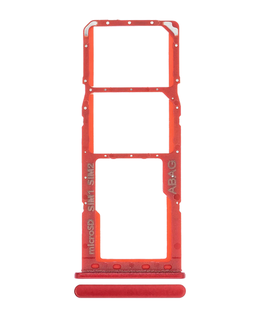 Dual Sim Card Tray For Samsung Galaxy A21S (A217 / 2020) (Red)
