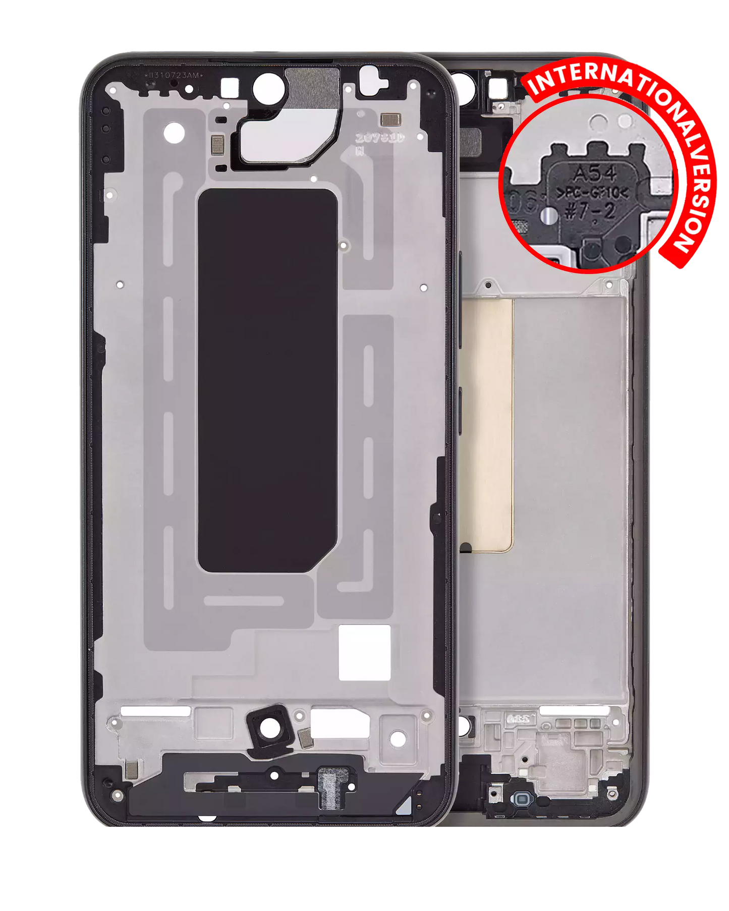 Mid-Frame Housing For Samsung Galaxy A54 5G (A546 / 2023) (International Version) (Graphite)